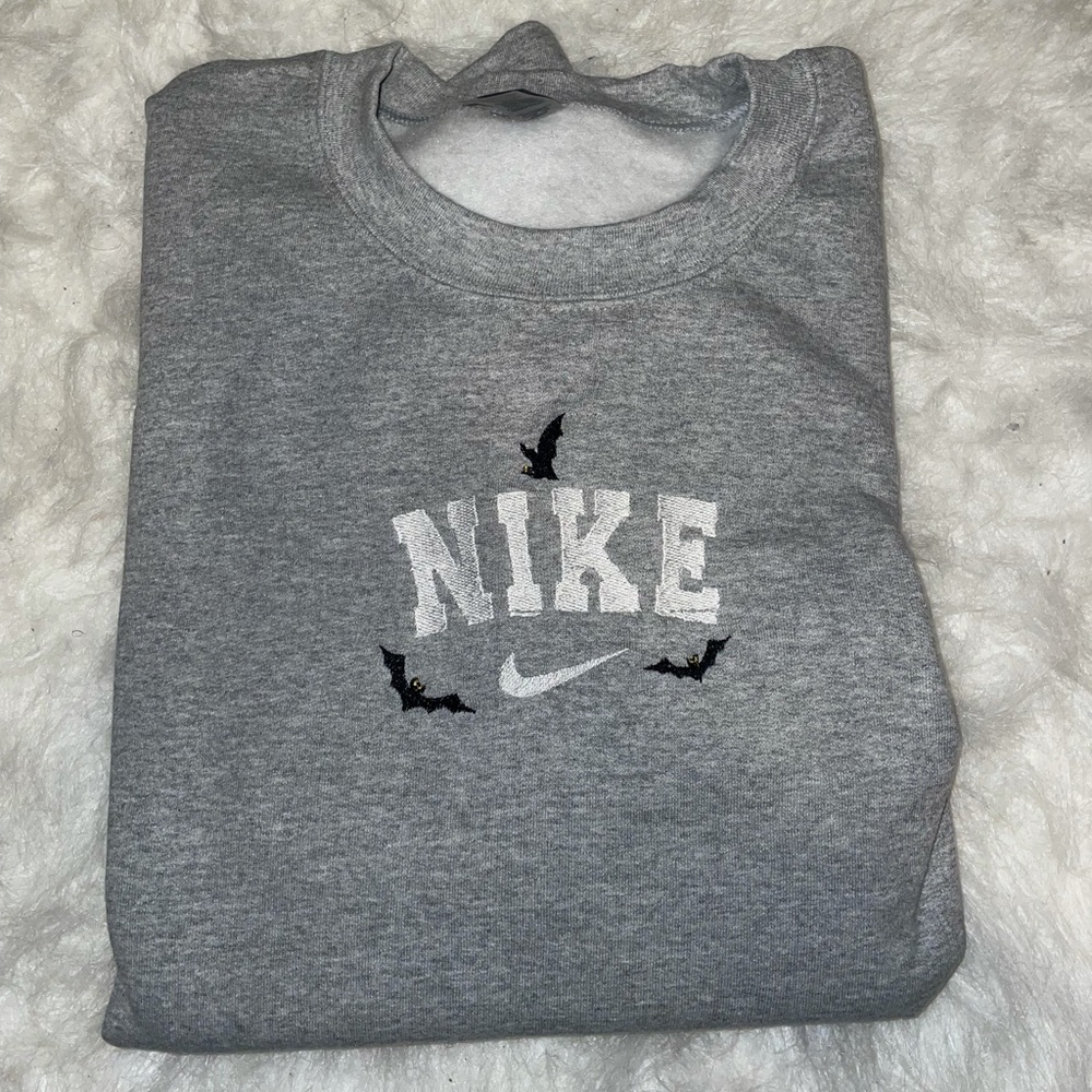 Embroidered Halloween crewneck